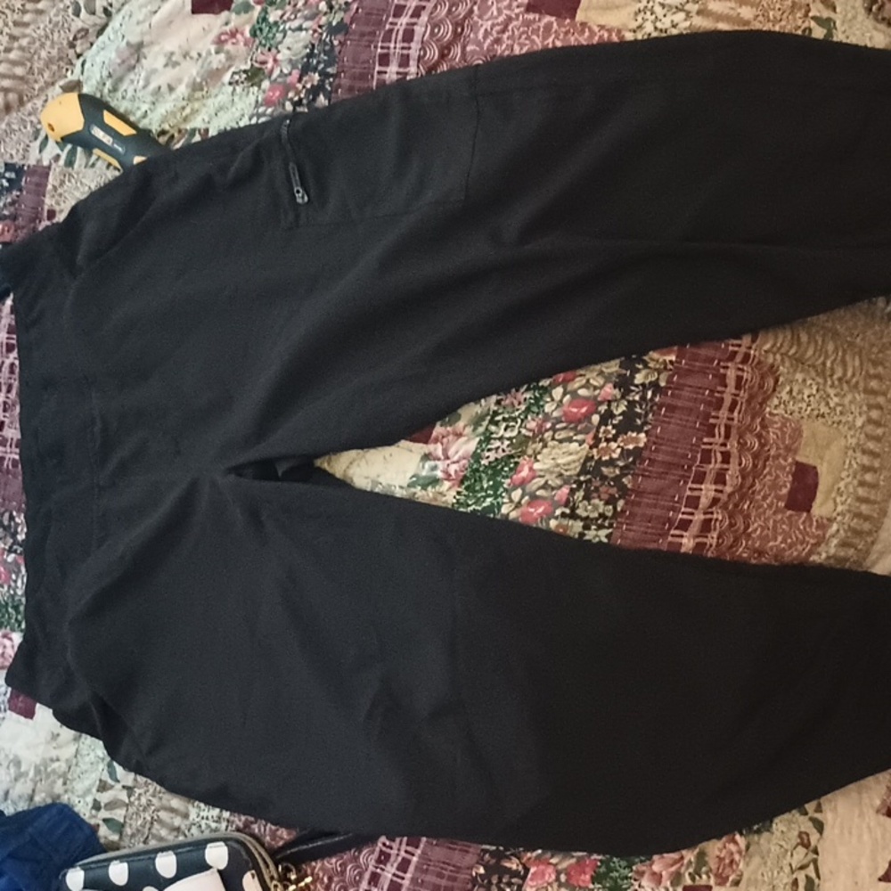Black scrub like pants